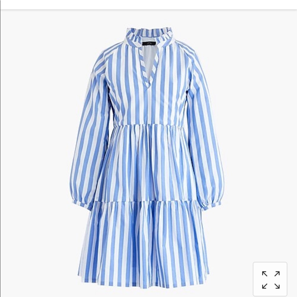 J.Crew tiered pop over dress